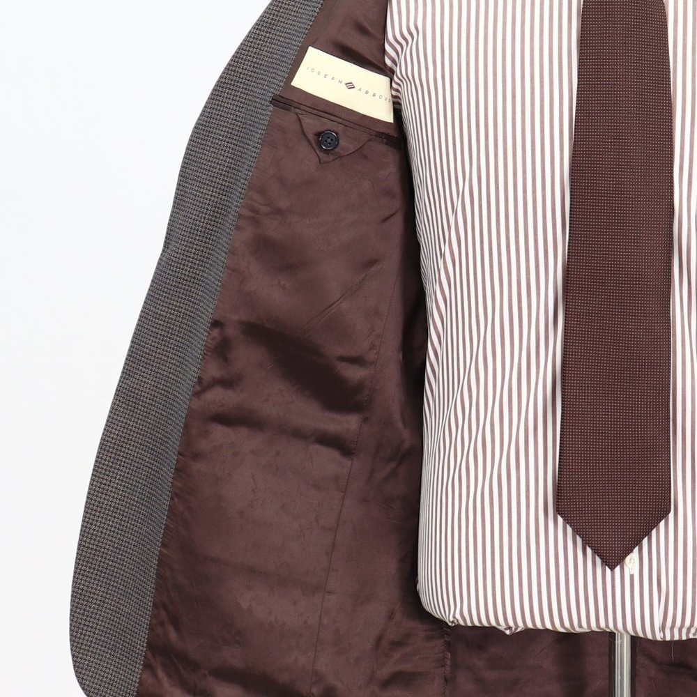 Joseph Abboud 40R Brown HT 3-Button Sport Coat Blazer Jacket B683 - Picture 9 of 11